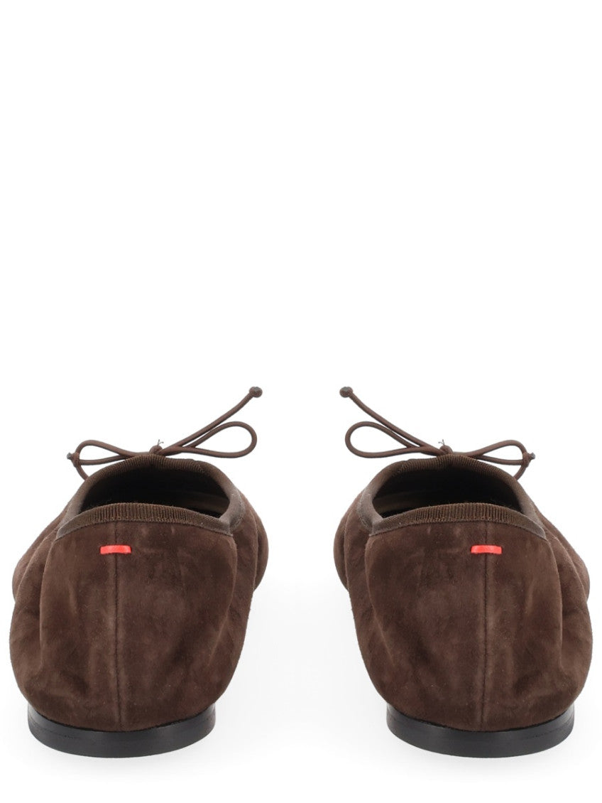 Brown Slip On Ballet Flats 4
