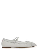 White Solid Ballet Flats 1
