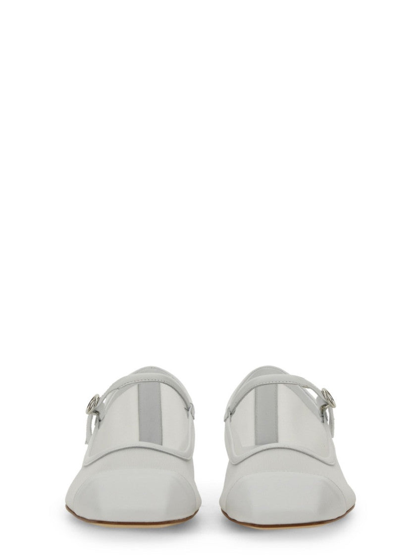 White Solid Ballet Flats 5