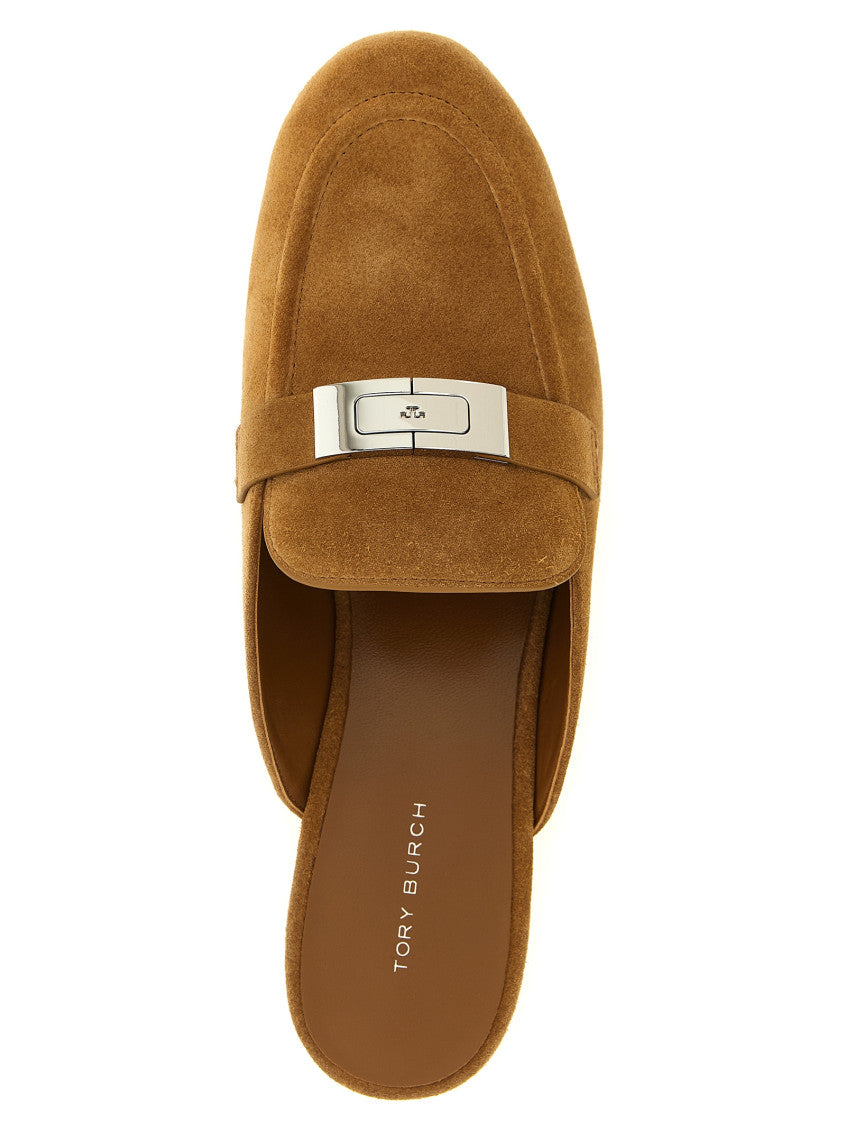 Brown Slip On Mules 4