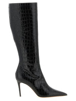 Black Vera Leather Boots 1