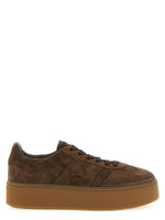 Brown Logo Sneakers 1