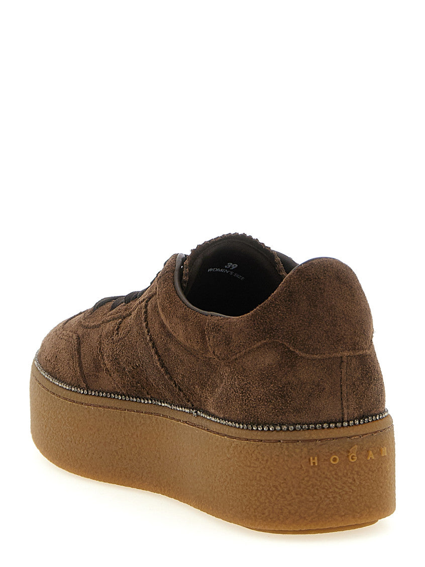 Brown Logo Sneakers 3