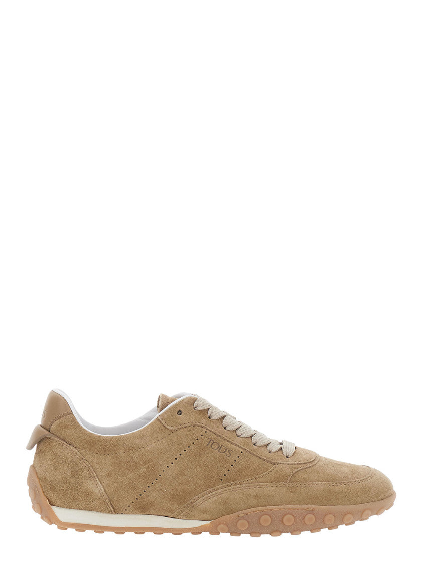 Beige Low Top Sneakers 1