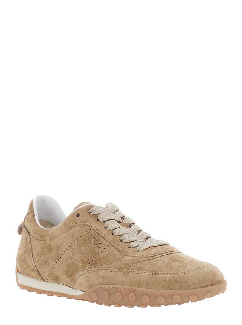 Beige Low Top Sneakers 2