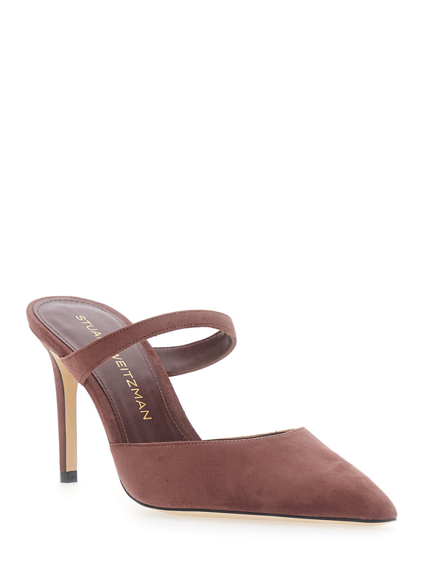 Brown Pointed Toe Pumps 1