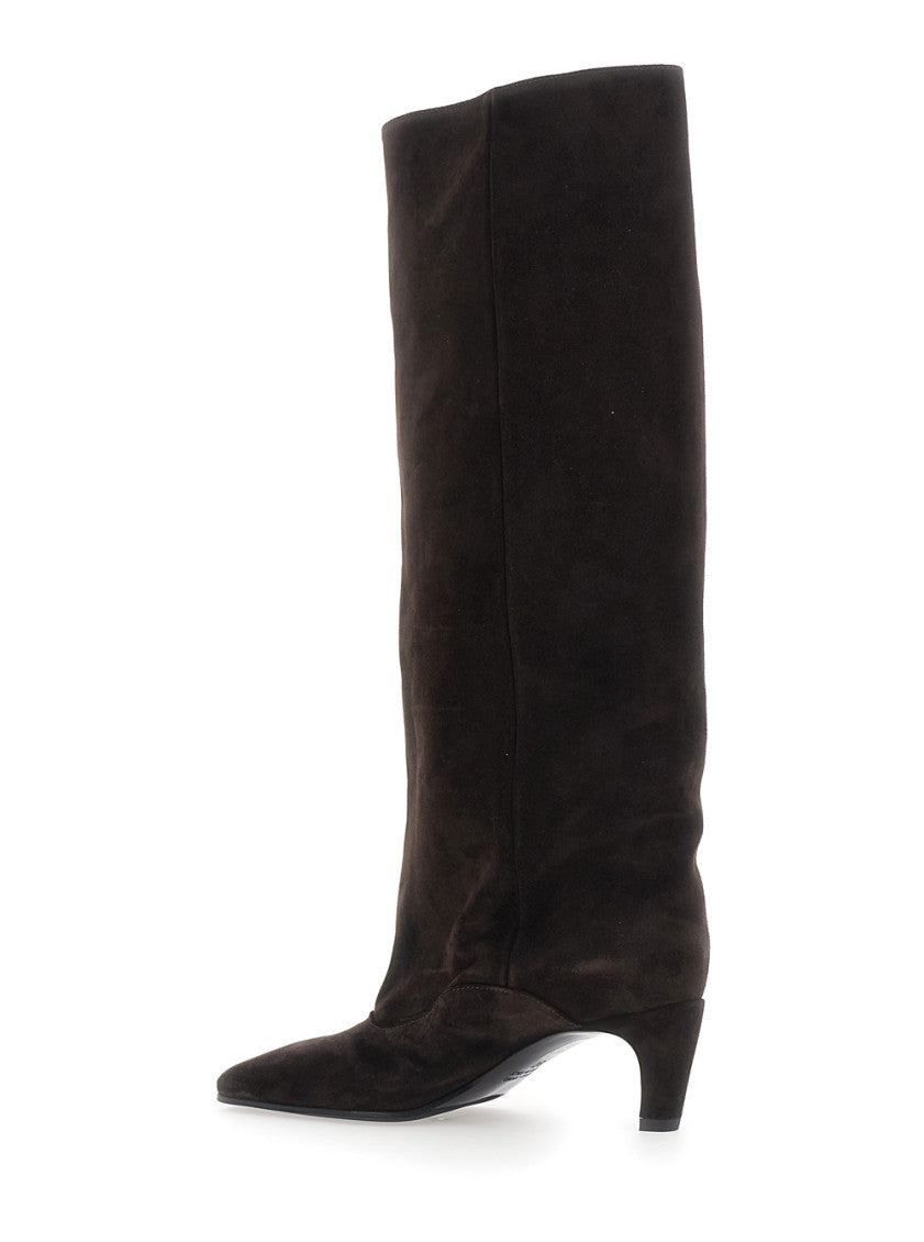 Brown Knee-High Boots 3