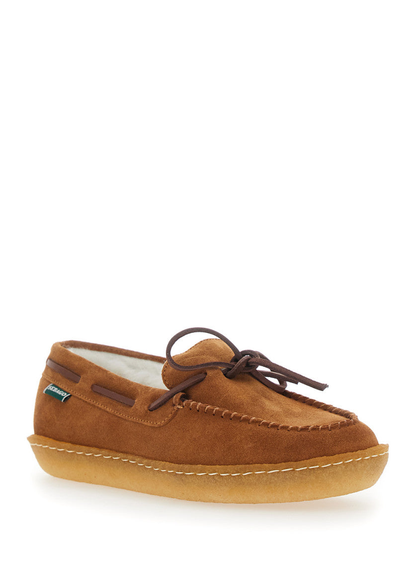 Brown Suede Loafers 1