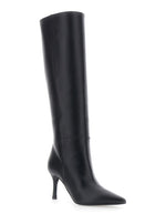 Black Knee-high Heeled Boots 1