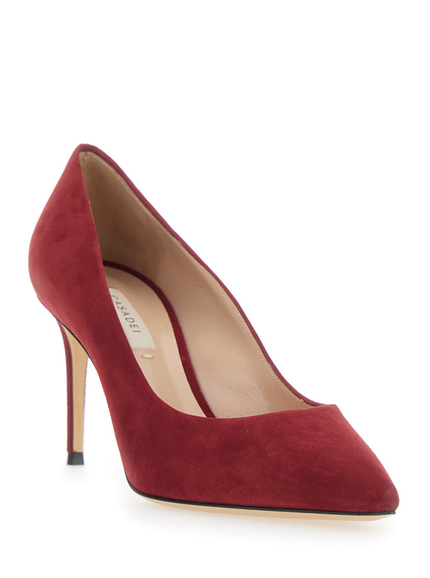 Red Pointed-toe Pumps 1