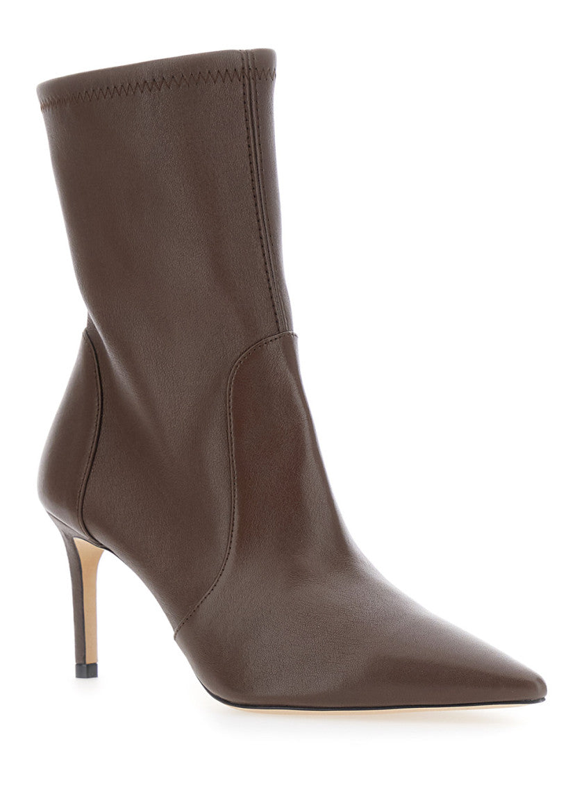 Brown Leather Ankle Boots 1