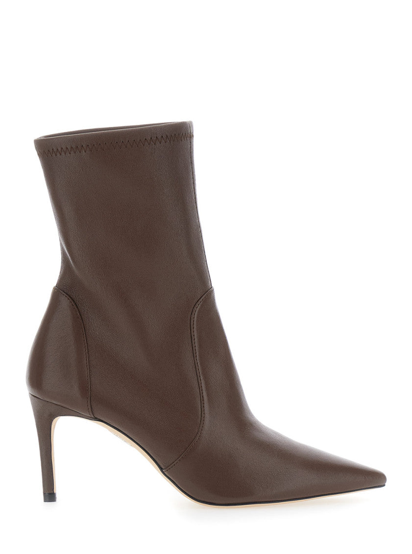 Brown Leather Ankle Boots 2