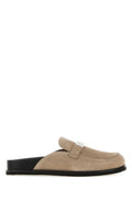 Beige Slip-on Mules 1
