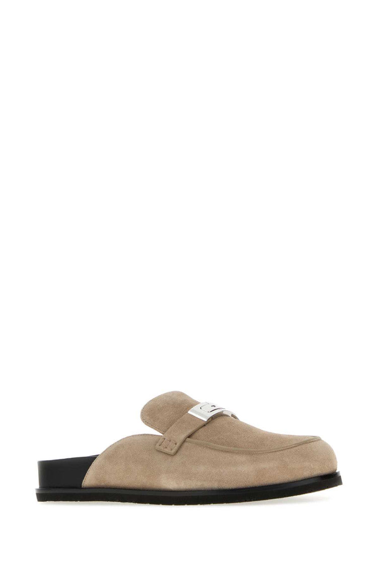 Beige Slip-on Mules 2