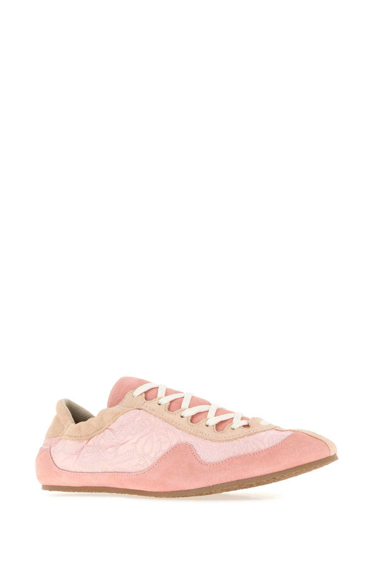 Pink Lace-up Sneakers 2