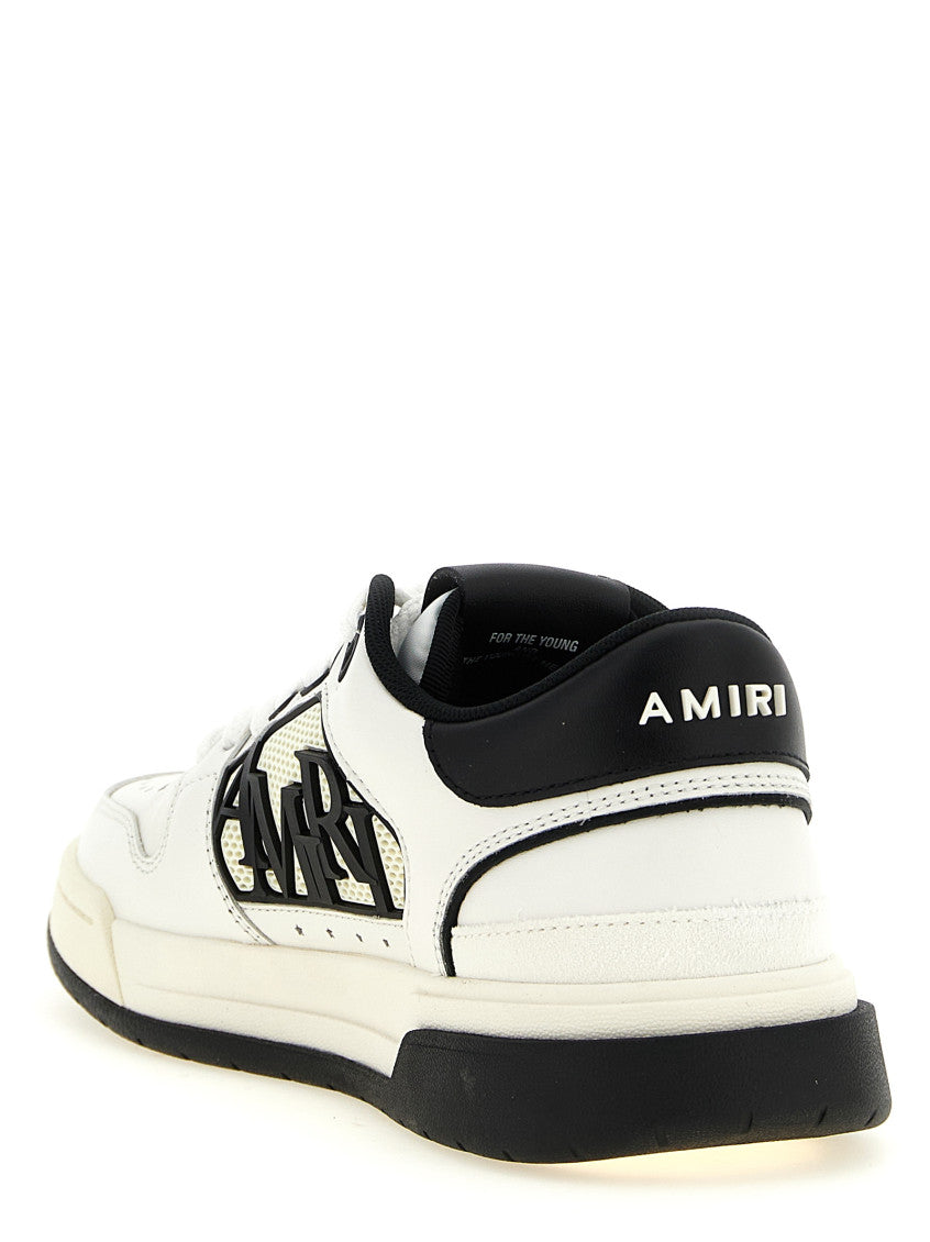 BlackWhite Logo Sneakers 3