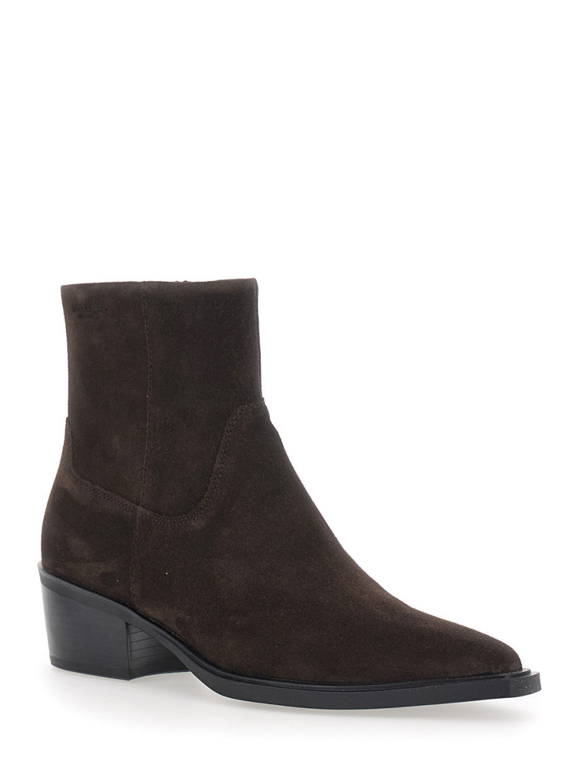 Brown Suede Ankle Boots 2