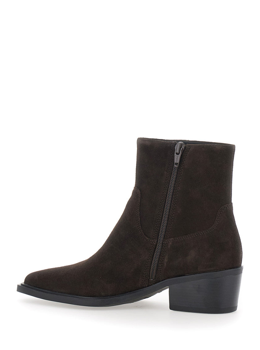Brown Suede Ankle Boots 3