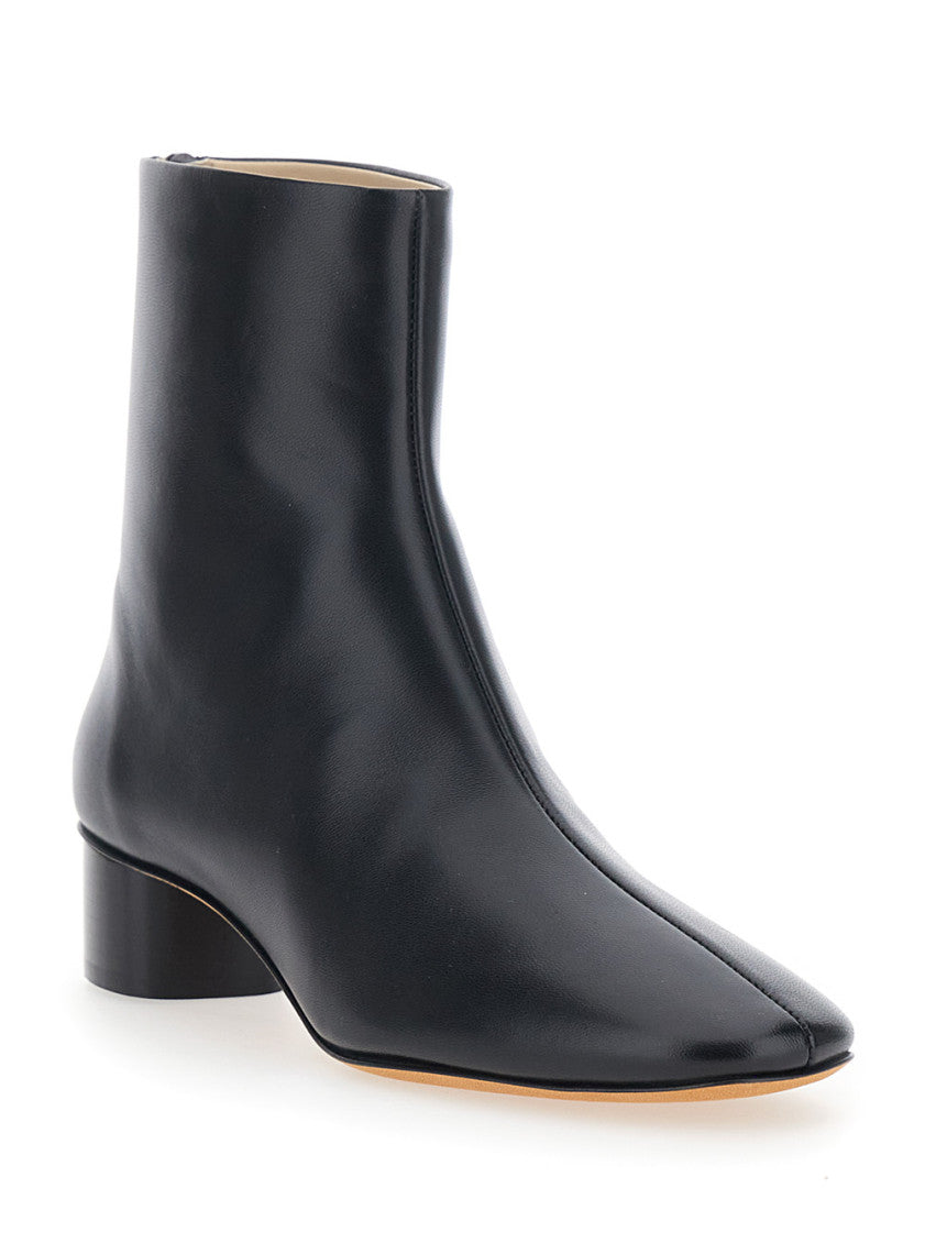 Black Leather Ankle Boots 2