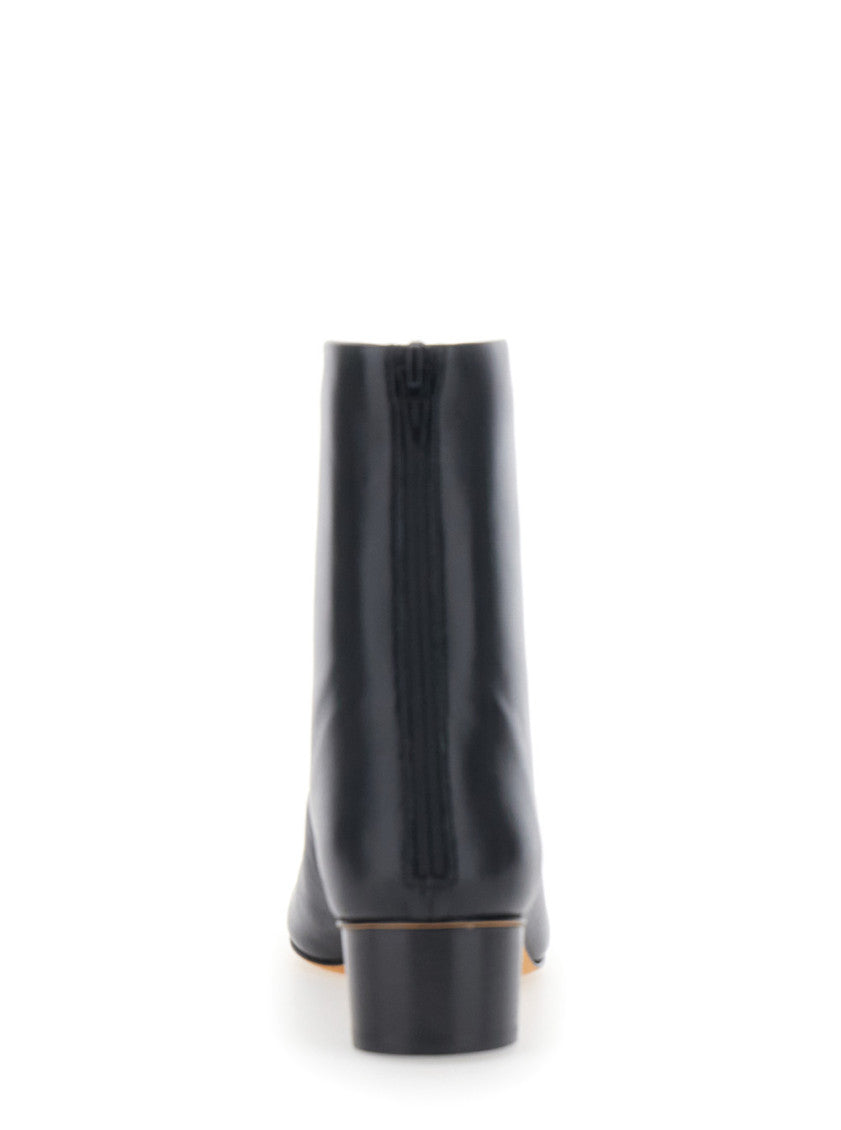 Black Leather Ankle Boots 4