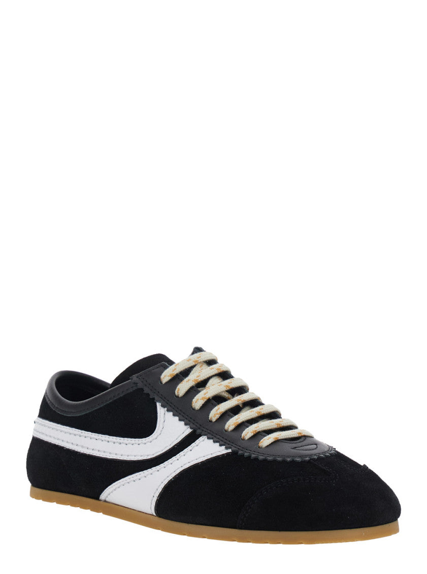 Black Lace-up Sneakers 1