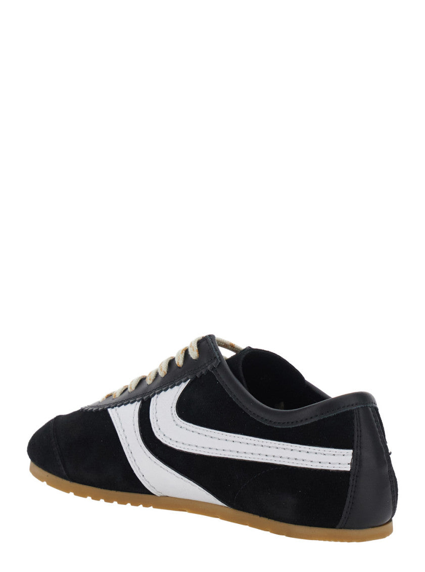 Black Lace-up Sneakers 2