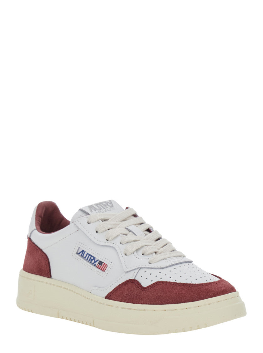 White Medalist Low-Top Sneakers 2
