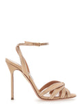 Beige Ankle-strap Heels 1