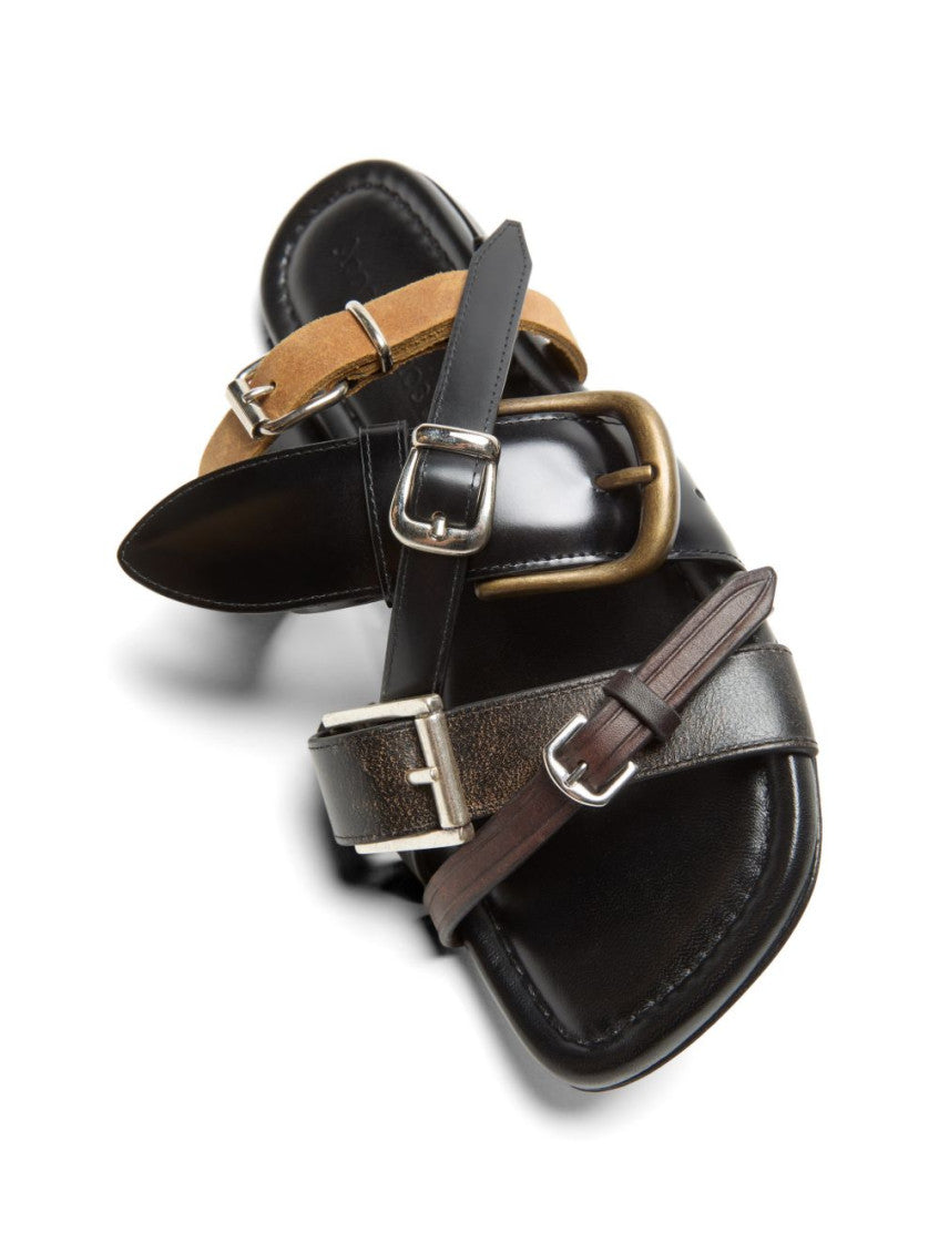 Brown Leather Sandals 3