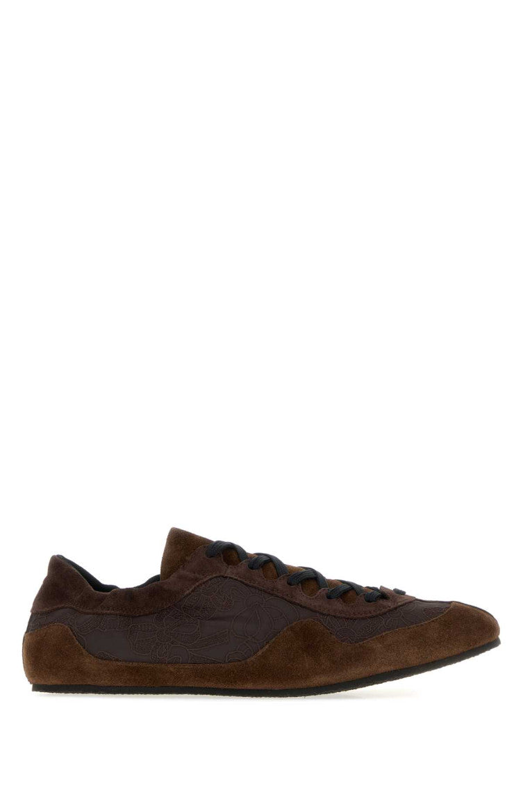 Brown Suede Sneakers 1