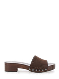 Brown Slip-on Sandals 1