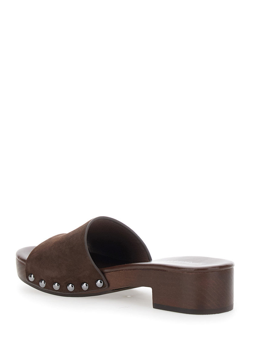 Brown Slip-on Sandals 3