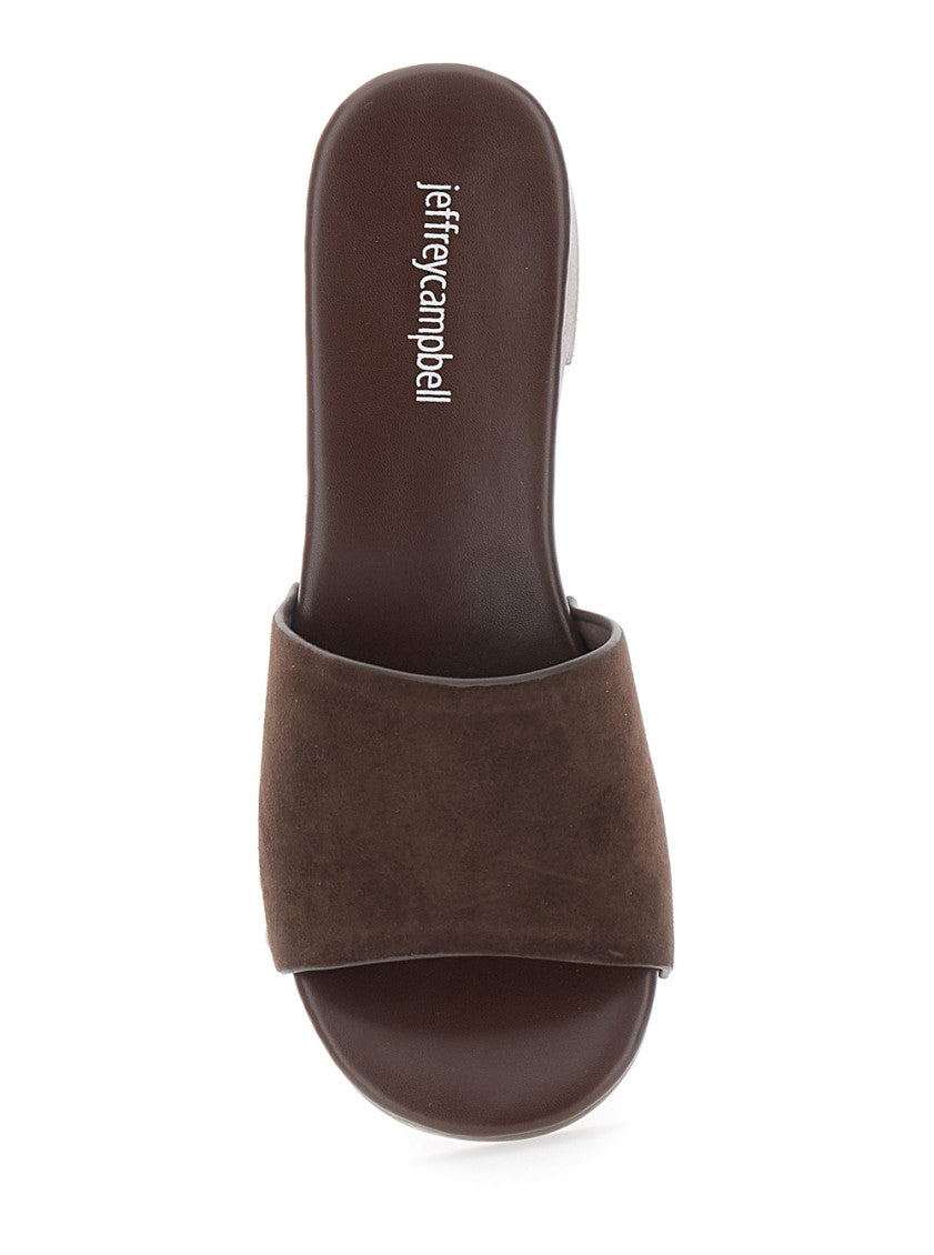 Brown Slip-on Sandals 4