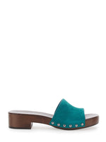 Blue Slip-on Sandals 1