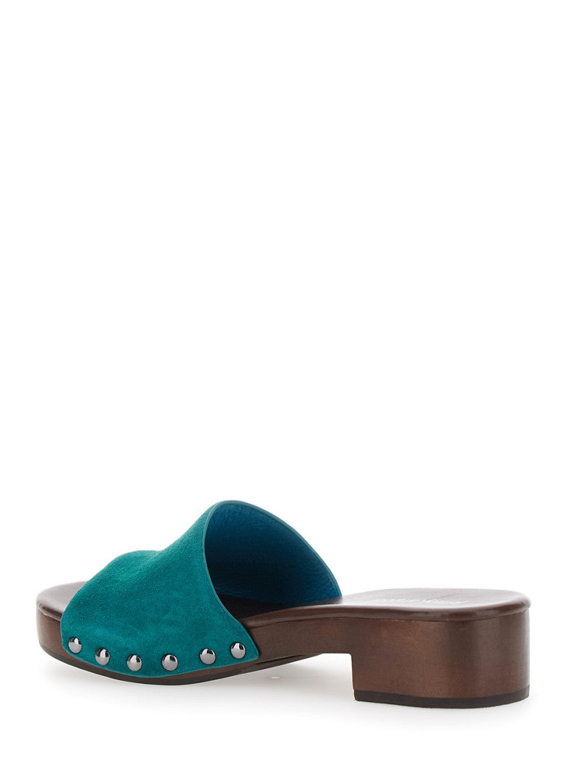 Blue Slip-on Sandals 3