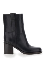 Black Leather Ankle Boots 1