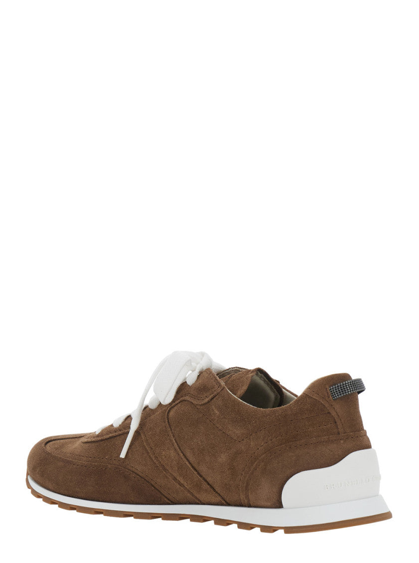 Brown Low Top Sneakers 3