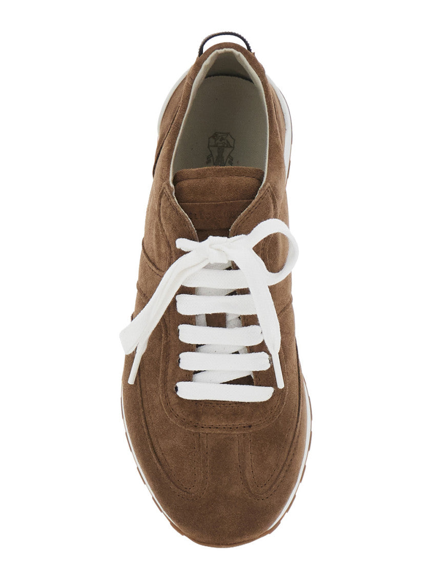 Brown Low Top Sneakers 4