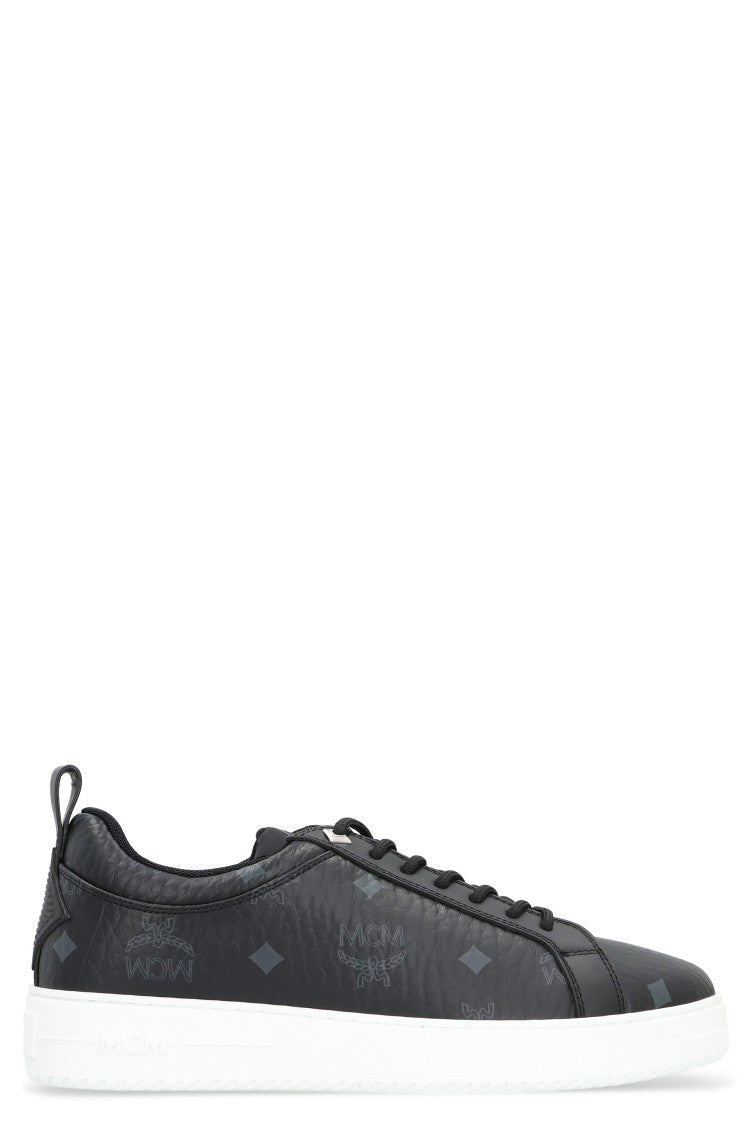 Black Lace-up Sneakers 1