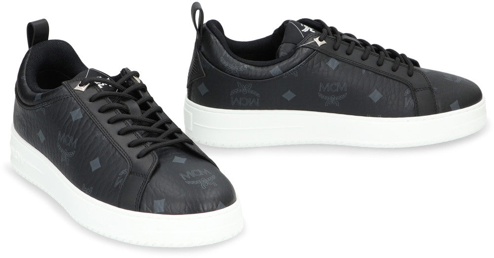 Black Lace-up Sneakers 3