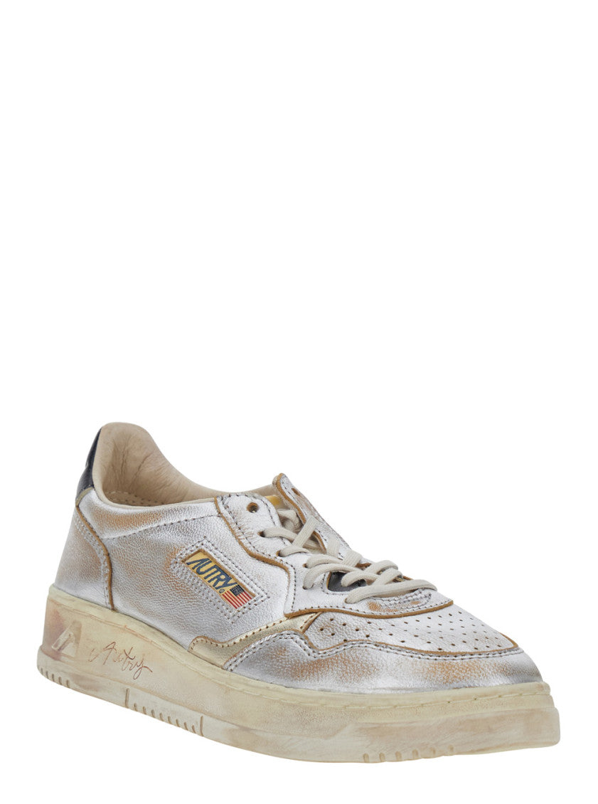 Gold Metallic Sneakers 2