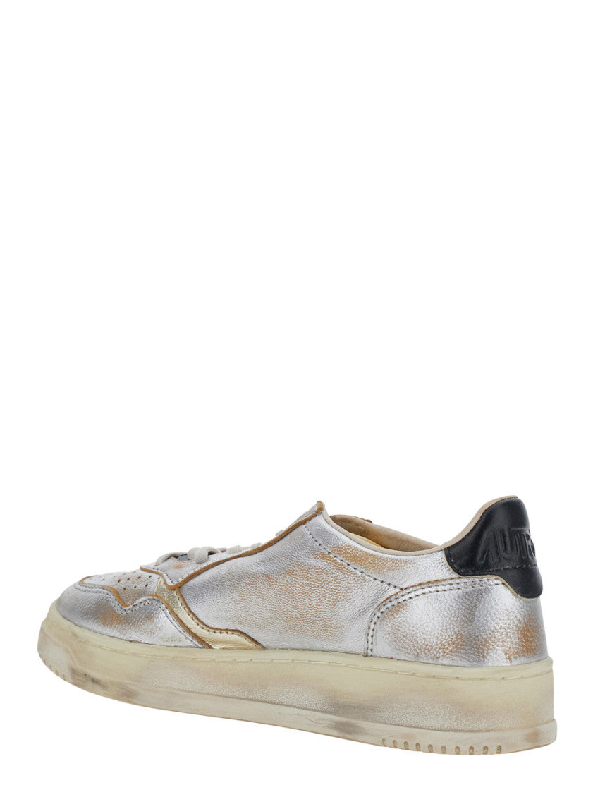 Gold Metallic Sneakers 3