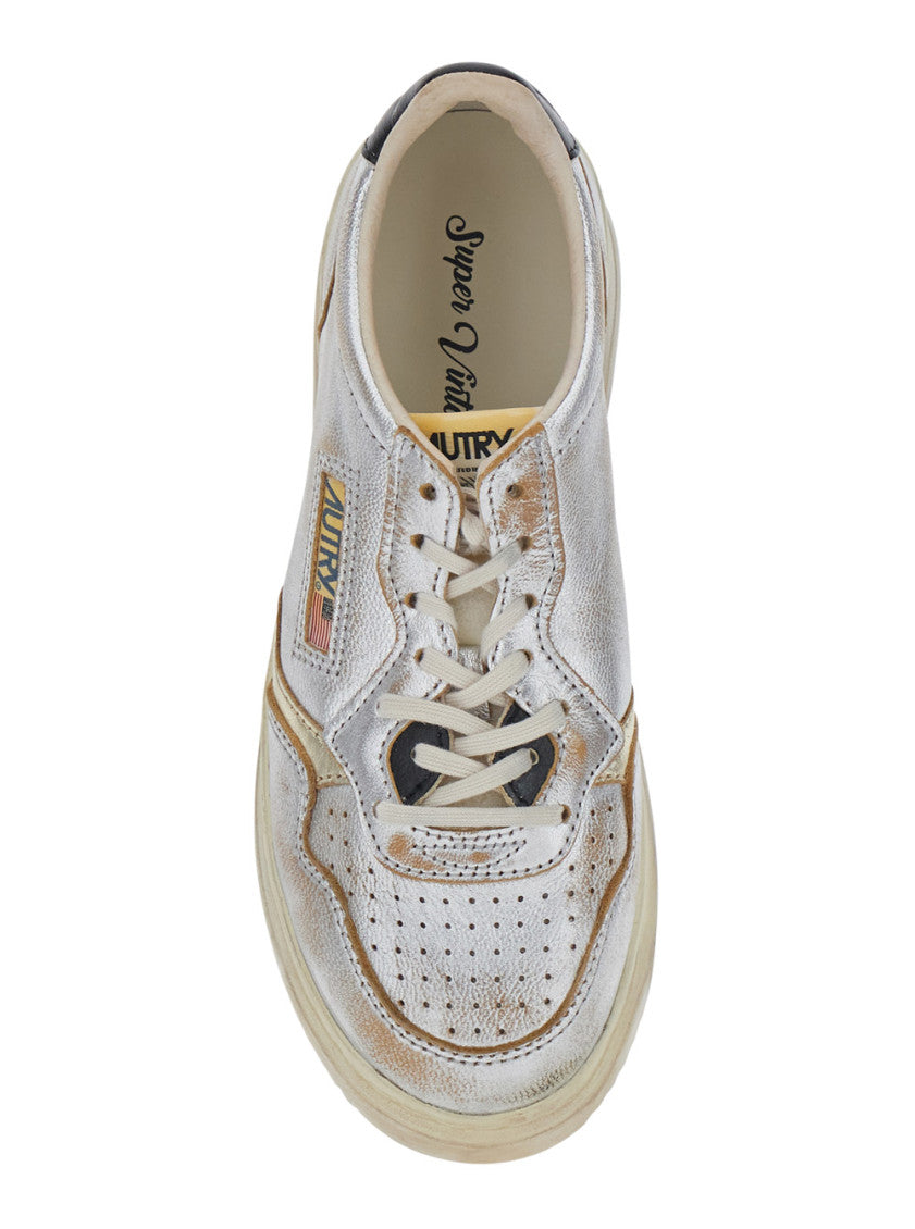 Gold Metallic Sneakers 4