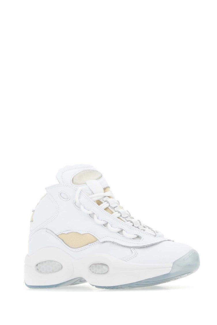 White Leather Sneakers 2