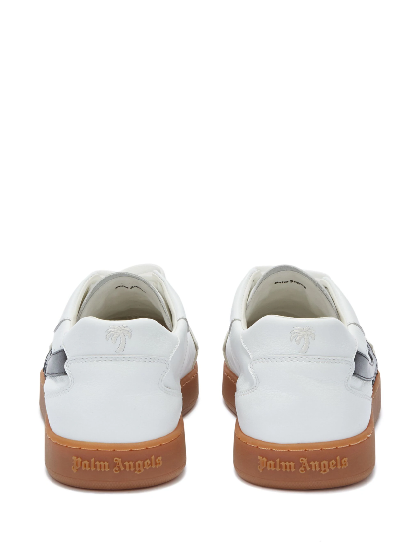 White New Palm Leather Sneakers 3