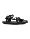 Boys Black Open Toe Sandals 1