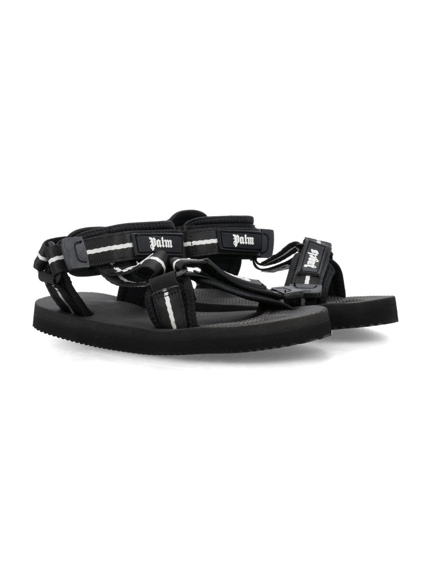 Boys Black Open Toe Sandals 2
