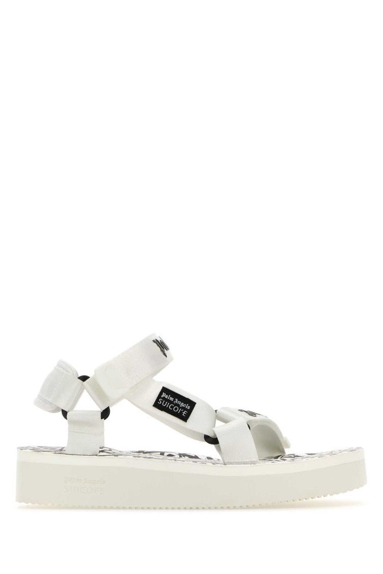 White Open Toe Sandals 1