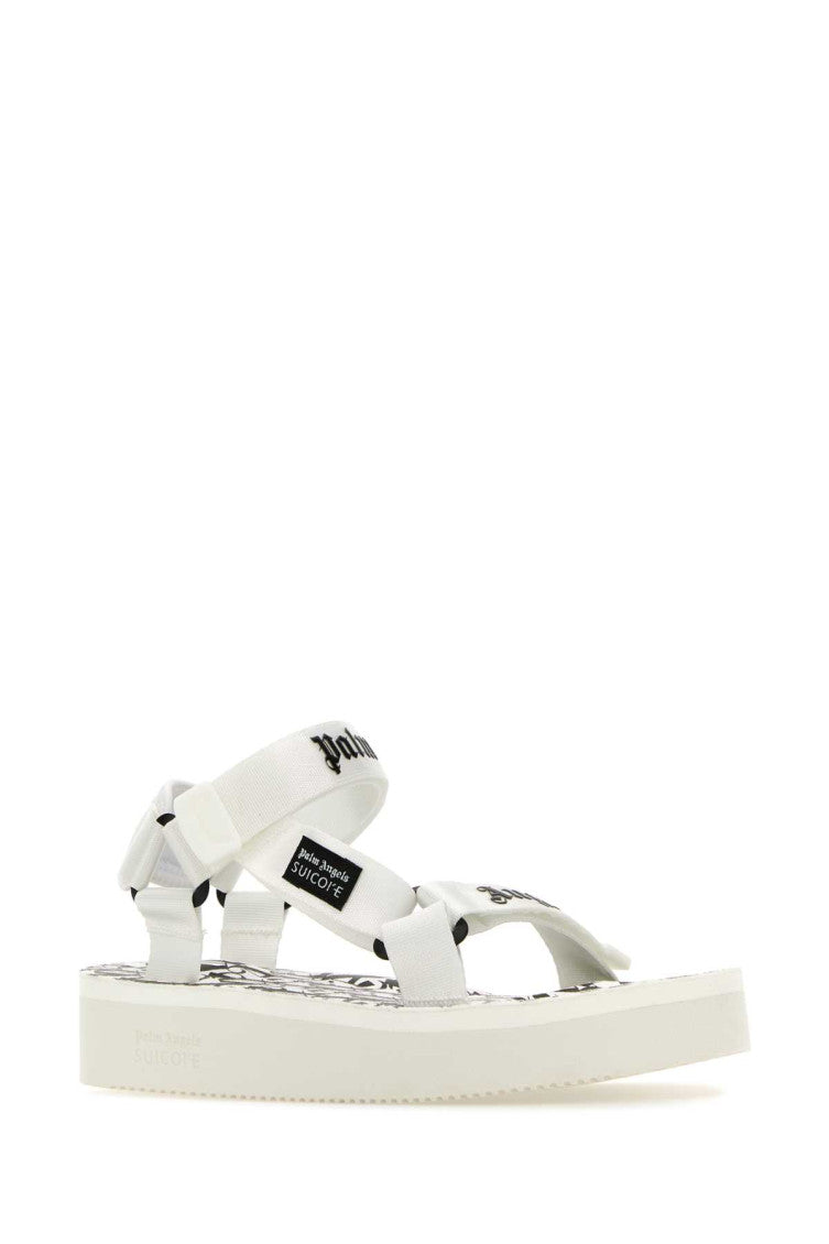 White Open Toe Sandals 2