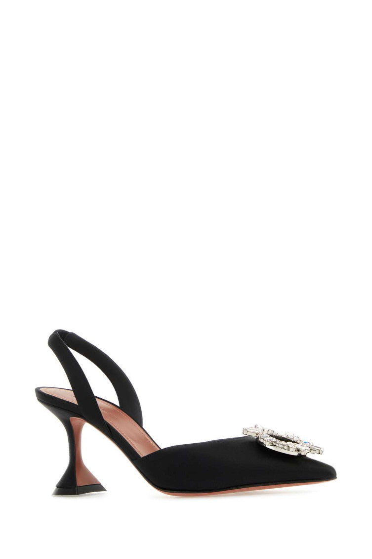 Black Slingback Pumps 2